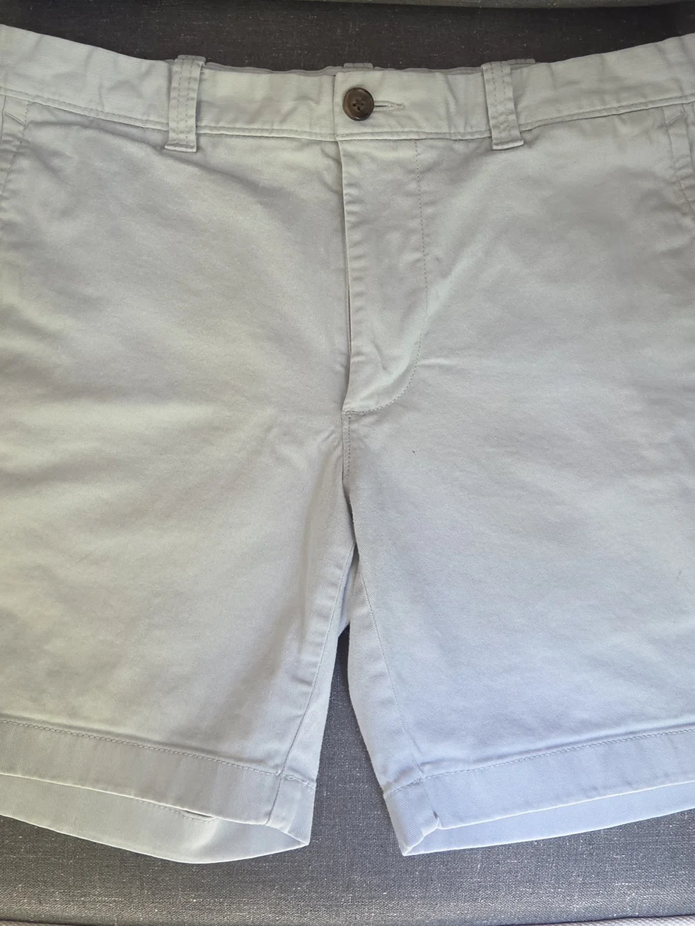 J. Crew Men’s Light khaki Cotton Flat-Front Shorts